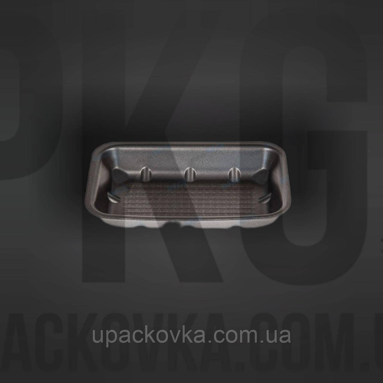 Підкладка зі спіненого полістиролу M3-33,чорна, (222x133x33), 200 шт/уп, фото 1