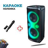 Колонка караоке чемодан аккумуляторная Bass Polska Homeline качественная портативная Bluetooth переносная