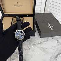 Годинник наручний Patek Philippe Grand Complications 6002 Sky Moon Silver-Black