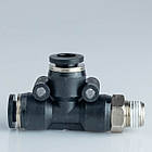 Фітинг пневматичний APD04-01 т-подібний під шланг D4, різьблення R 1/8"