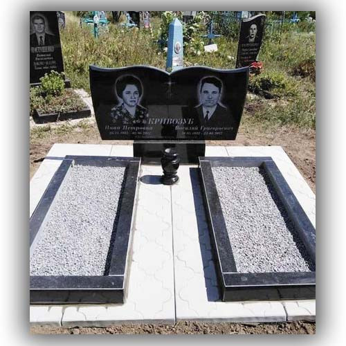 Пам'ятник на двох із граніту (120-60-5) РВ-223