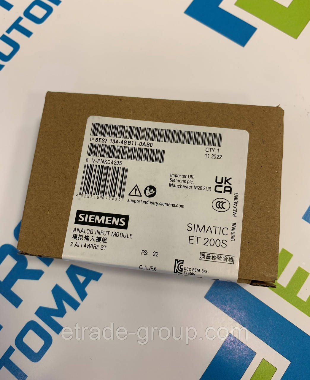 Електронний модуль Siemens ET200S 6ES7134-4GB11-0AB0