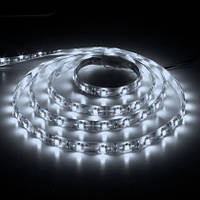 Стрічка LED LS604/LED-RL 60SMD(3528)/4.8 m W/m 12V 5m*8*0.22 mm білий на білому IP65 (блістер)