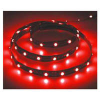 Лента LED LS603/LED-RL 60SMD(3528)/m 4.8W/m 12V 5m*8*0.22mm красный на белом (блистер)