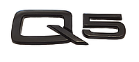 Эмблема Ауди Audi Q5 Черный глянец
