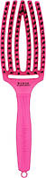 Щетка массажная Olivia Garden Finger Brush Boar&Nylon Think Pink Neon Pink