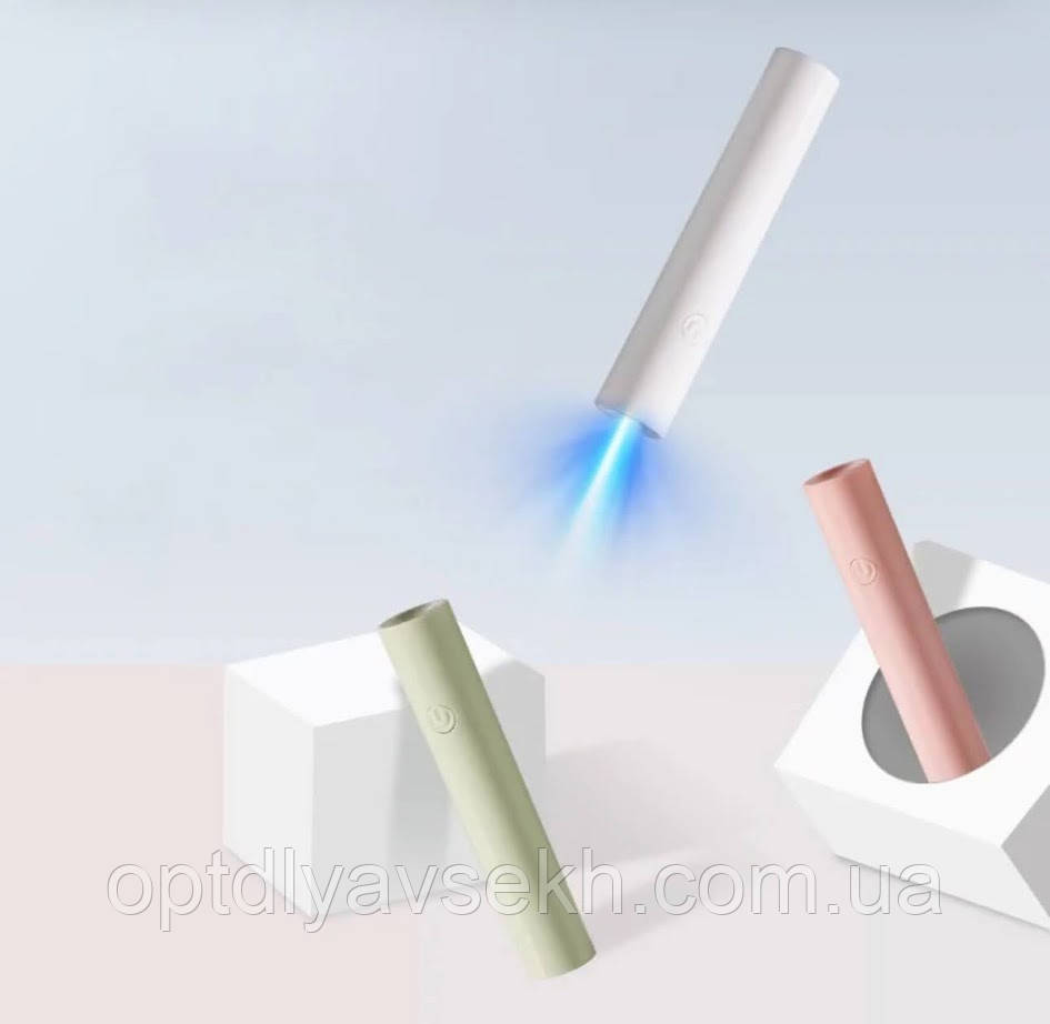 Лампа/світлодіодний ліхтарик Mini 803 для гелевих тіпс і верхніх форм на USB та акумуляторі, 3 Вт.