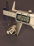 Муфта перехідна нержавіюча Ду=15х6 (1/2"х1/8") лита ISO 4144, EN 10241, DIN 2987, фото 5