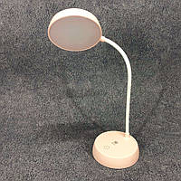 Настольная аккумуляторная лампа MS-13, лампа для школьного стола, лампа на тумбочку. NO-657 Цвет: розовый