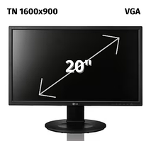 Монітор LG Flatron 20” W2046SW/TN 1600x900/VGA