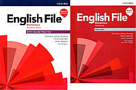 English File Elementary комплект Student's Book + Workbook (книга и рабочая тетрадь) 4-ed