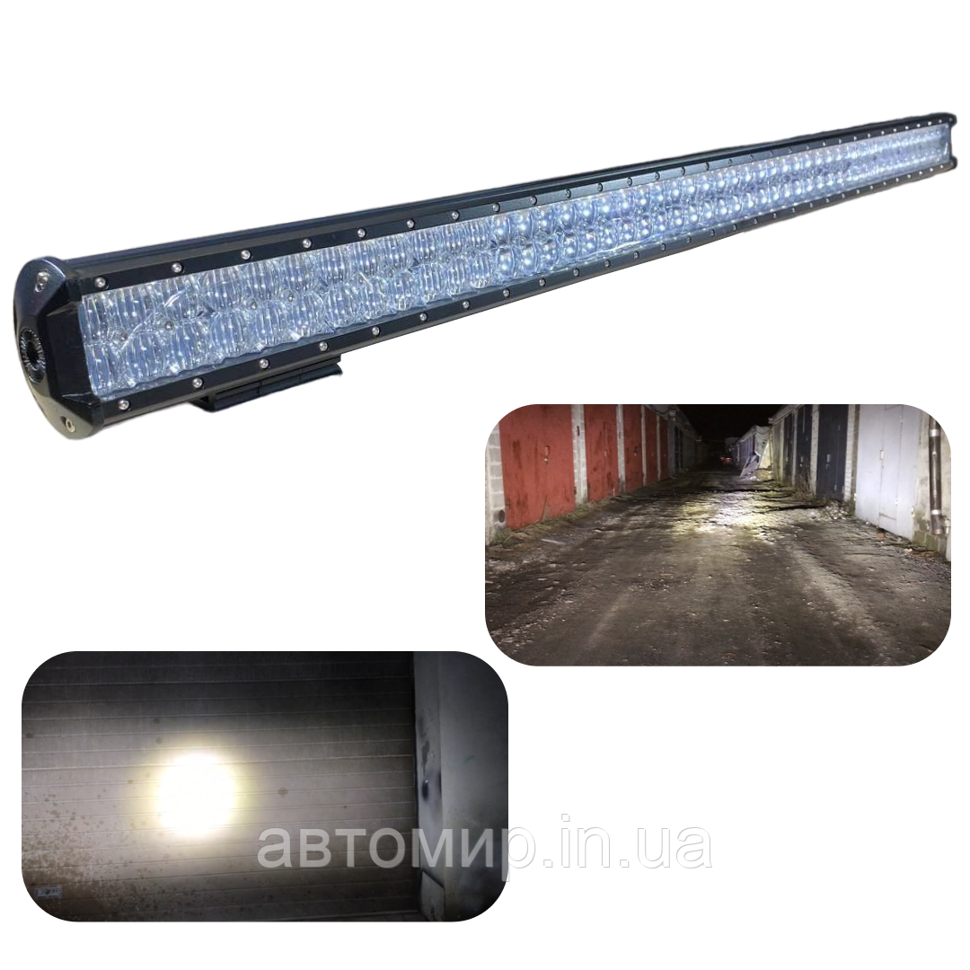 Світлодіодна LED лед балка з лінзою combo 2288 216W 110СМ 216ВТ (світлодіоди 3w х 72шт)