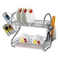 Сушіння для посуду органайзер сушарка для посуду Kitchen storage rack зберігання посуду кухонні стійки HVE
