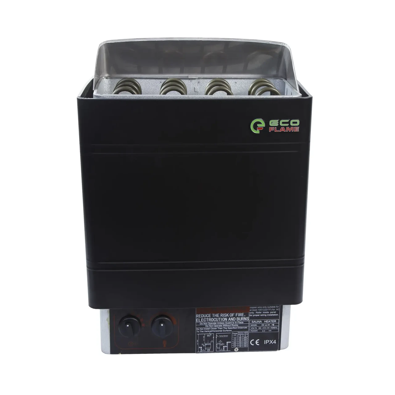 Электрокаменка для сауны и бани EcoFlame AMC-60 STJ 6 кВт - фото 2 - id-p2108762293
