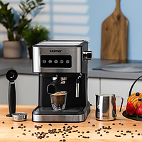 Кавомашина ріжкова автоматична еспресо Zelmer ZCM6255