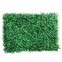12PCS Штучна живопліт, рослинна огорожа, екран зелений DIY прикраса стін 60x40x4cm