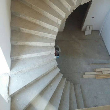 Вінтові сходи заливка та розрахунок навантаження 180