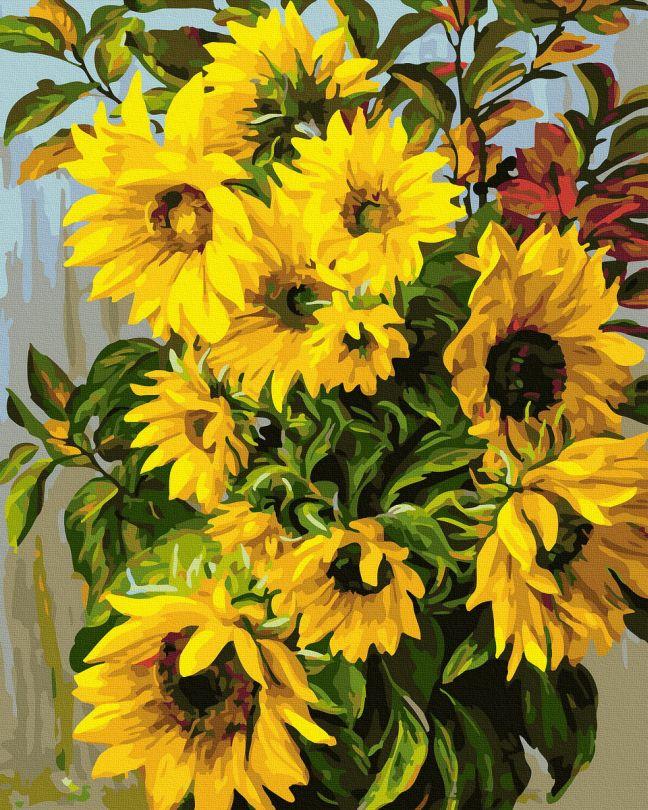 Розмальовки за номерами Яскраві соняшники (BK-GX43814) 40 х 50 см