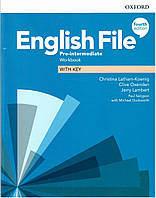 English File Pre-intermediate Workbook (рабочая тетрадь) 4-ed