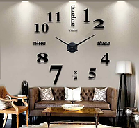 Оригинальные настенные часы настенные с 3д эффектом настенный стикер часы настенные цифры бескаркасные часы