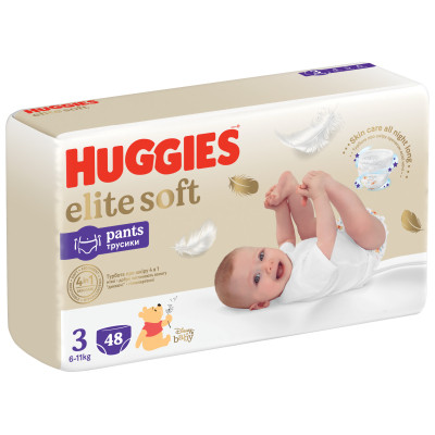 Подгузники Huggies Elite Soft 3 (6-11 кг) Mega 48 шт (5029053549293) - фото 8 - id-p2108765730