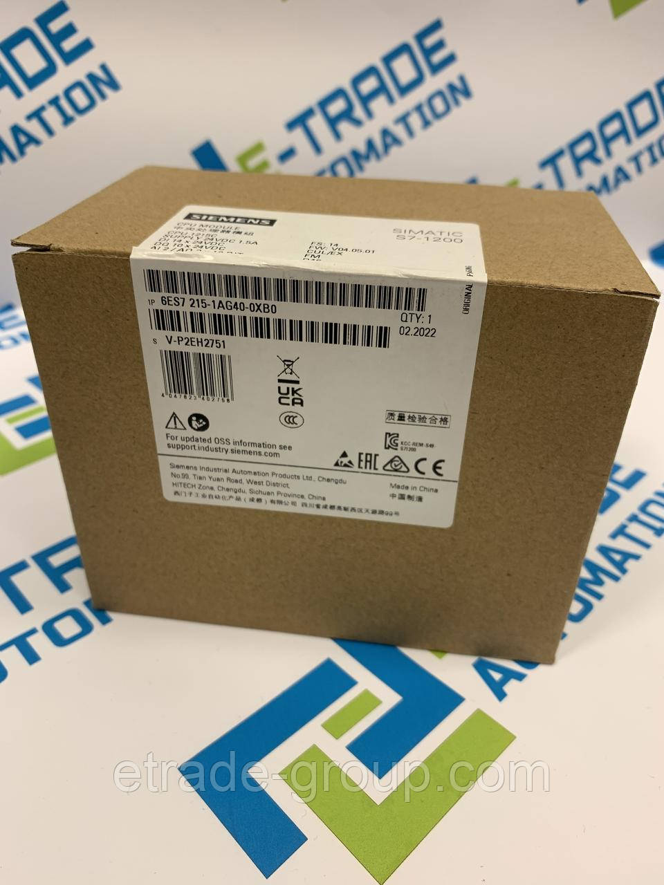 Центральний процесор SIMATIC S7-1200, CPU 1215C SIEMENS 6ES7215-1AG40-0XB0