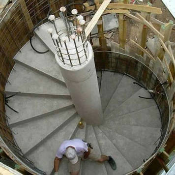 Вінтові сходи заливка та розрахунок навантаження 003