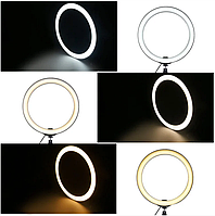 Светодиодное кольцо для фотографа Ring fill light 26 см светодиодные лампы и видеосвет кольцо для селфи HVE