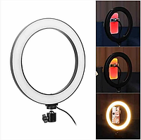 Светодиодная кольцевая лампа для селфи Ring fill light свет кольцо для фото кольцевой свет для видео HVE