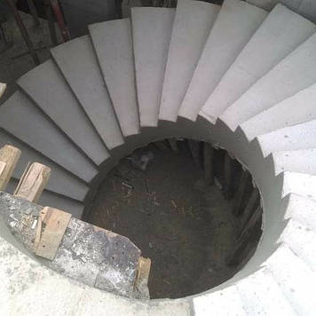 Вінтові сходи заливка та розрахунок навантаження 006