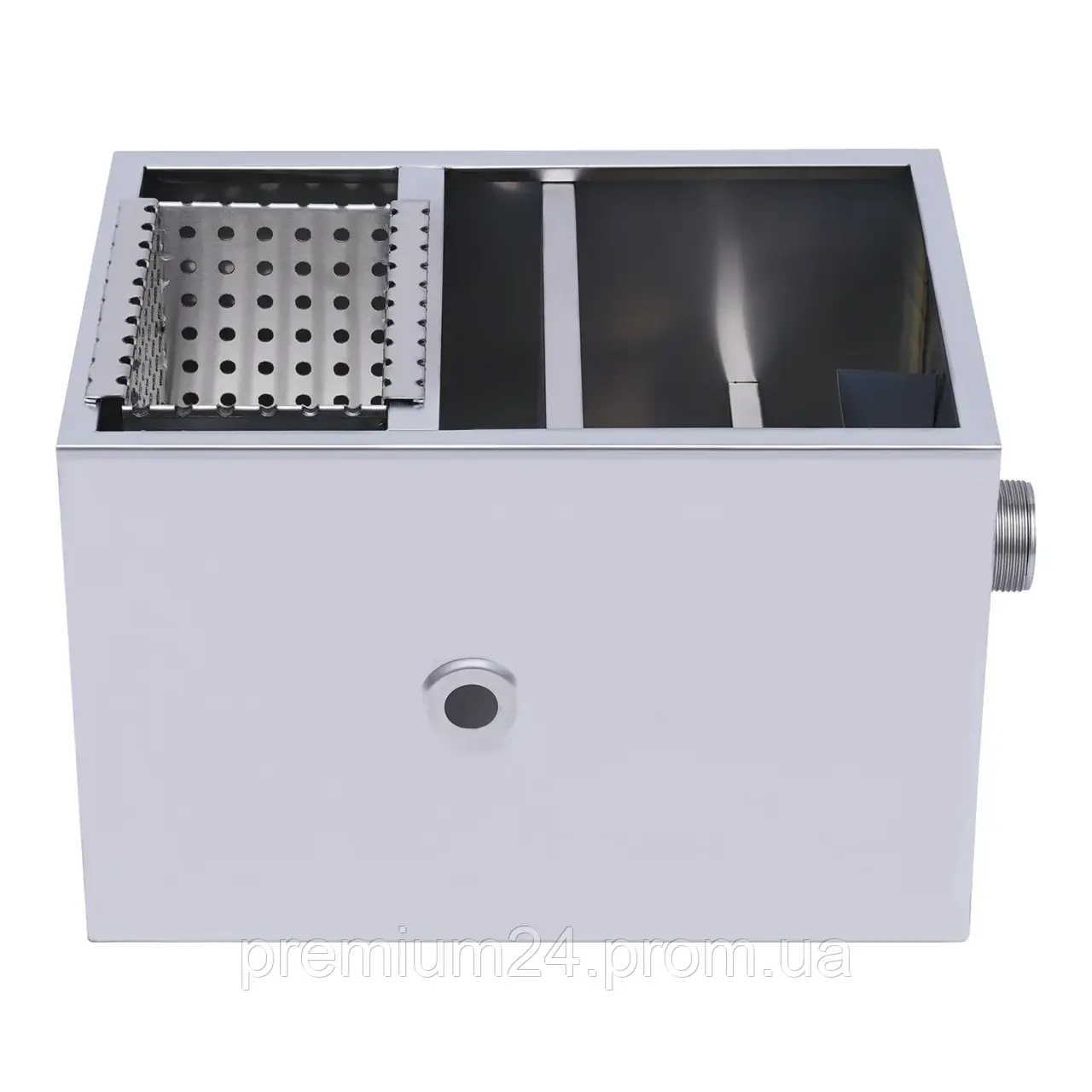Сепаратор жиру з нержавіючої сталі Перехоплювач жиру для кухні Комерційний фільтр для жиру Стічні води - фото 1 - id-p2108760245