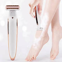 Тример жіночий flawless body електробритва для жінок зони бікіні тример жіночий для ніг бритва бікіні HVE