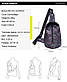 Зручна сумка-месенджер Arctic Hunter XB00037 для бізнесу та подорожей, багатофункціональна, 4 л, фото 5