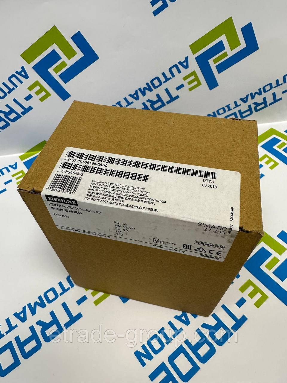 Модуль Siemens 6ES7312-5BF04-0AB0 SIMATIC S7-300 (6ES7 312-5BF04-0AB0, 6ES73125BF040AB0), фото 1