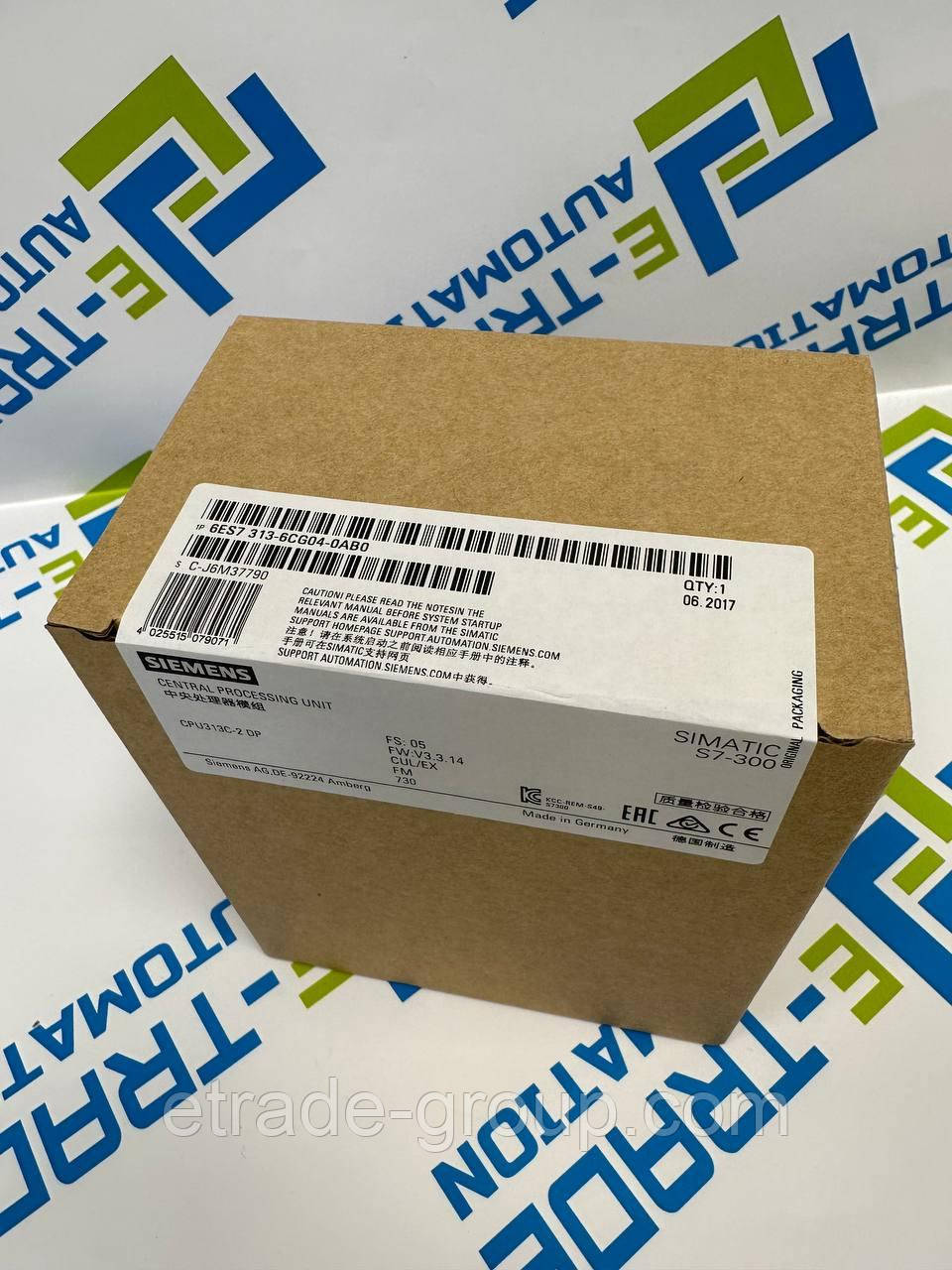 Модуль Siemens 6ES7313-6CG04-0AB0 SIMATIC S7-300 (6ES7 313-6CG04-0AB0, 6ES73136CG040AB0), фото 1