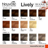 Крем-фарба для волосся без аміаку Nouvelle Lively Hair Color, фото 5