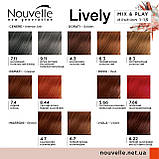 Крем-фарба для волосся без аміаку Nouvelle Lively Hair Color, фото 4