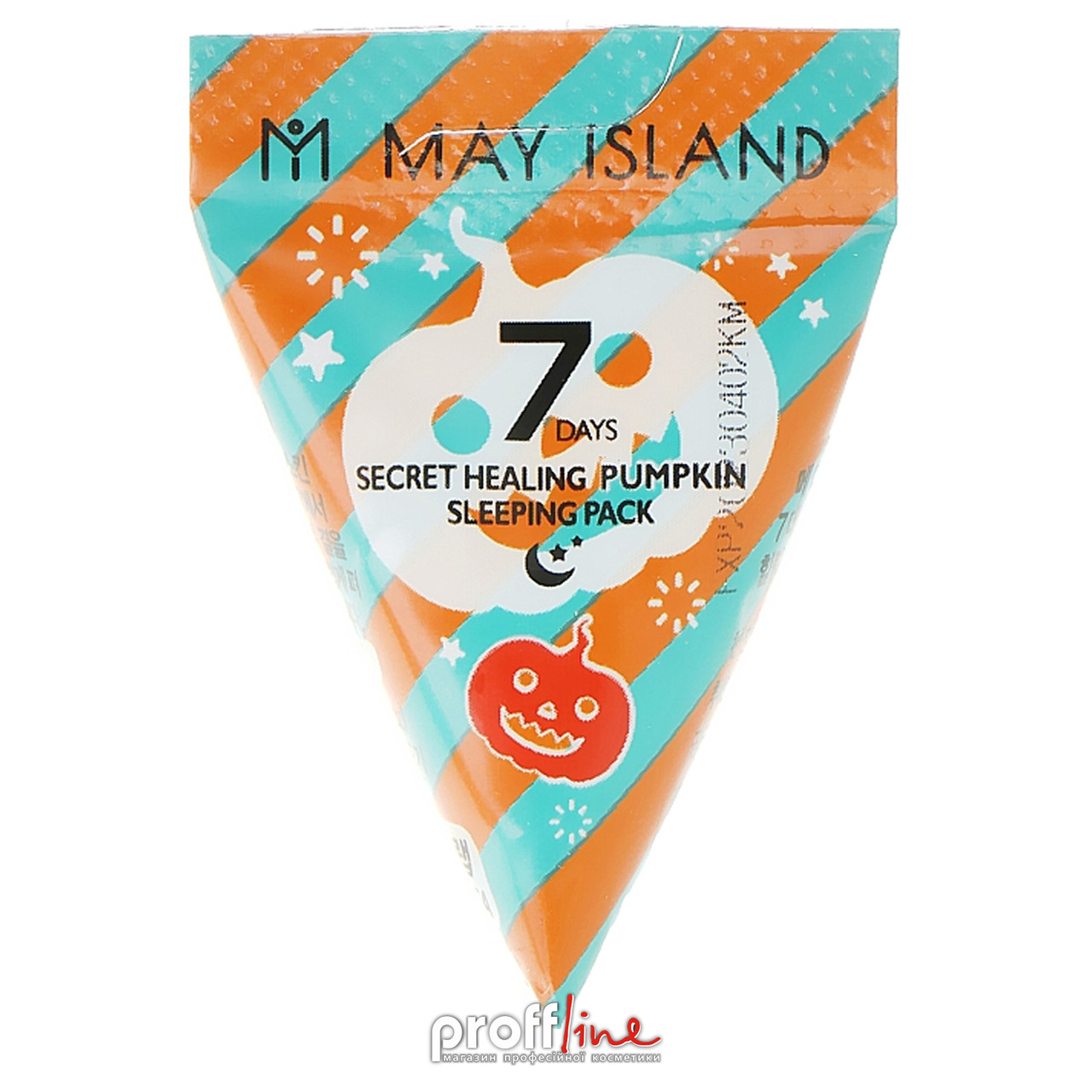 Заспокійлива нічна маска з гарбузом May Island 7 days Secret Healing Pumpkin 3 г