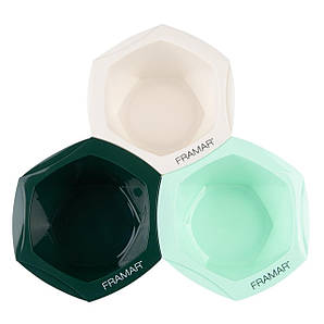 Набір з трьох мисок, що з'єднуються Framar 3-Pack Coloring Bowls Cheers Haters (3 шт)