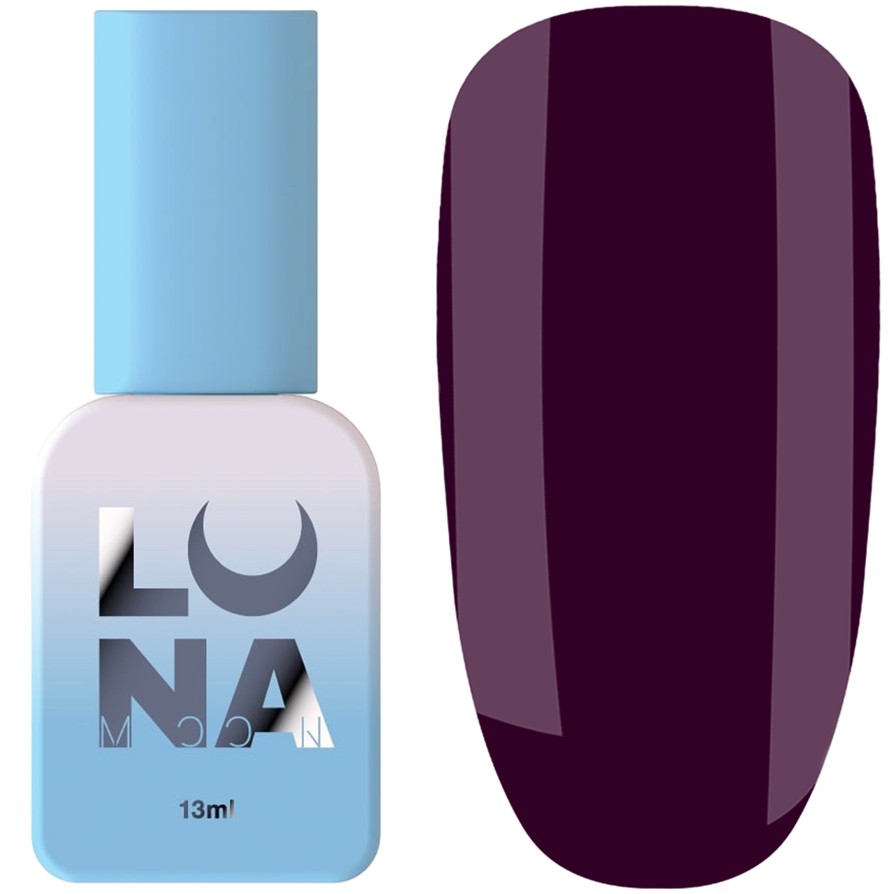Гель-лак LUNA Color №08, 13 мл баклажан