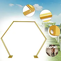 DIY Весільна арка фоновий стенд підставка арка квіткова рамка весільне святкування золото