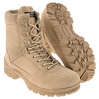 Берцы тактические Sturm Mil-Tec "Tactical Boots with YKK Zipper" Khaki ,мужские военные ботинки хаки для ЗСУ