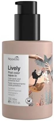 Флюїд для збереження кольору та захисту волосся Nouvelle Lively Post Color Leave In Fluid 200 ml