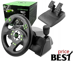 Ігрове Кермо Esperanza Wheel EGW101 Black USB PC/PS3