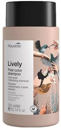 Зволожуючий шампунь для фарбованого волосся Nouvelle Lively Post Color Shampoo, фото 1