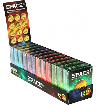 Презервативи SPACE STRONG Зодіак 18 см 3 шт. в упаковці, фото 2