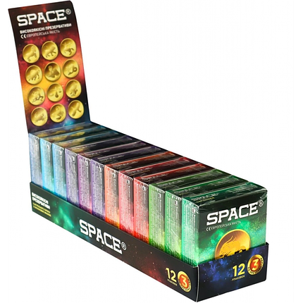 Презервативи SPACE STRONG Зодіак 18 см 3 шт. в упаковці, фото 4