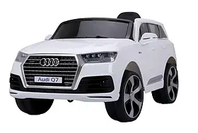 Дитячий електромобіль Audi Q7 (пульт керування, 1 аккум 12V 7Ah, AUX, EVA) YJ2188 Білий