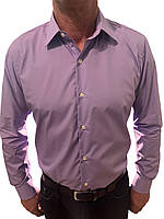 Мужская рубашка фіолетова