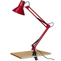 Настольная лампа Lemanso 60Ватт, для лед ламп E27 LMN093 красная